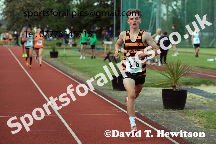 3000 metres, 2026 NEGP 2, Monkton Stadium, Wednesday, May 27th. Photo: David T. Hewitson/Sports for All Pics